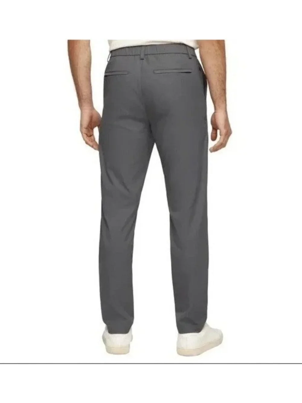NWT Banana Republic Men's 32x30 Gray Commuter Flex Pants Athletic Fit